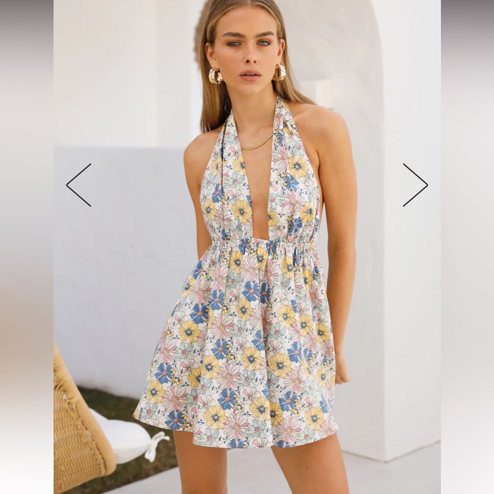Hello Molly Sweetest Corsage Dress Floral Print